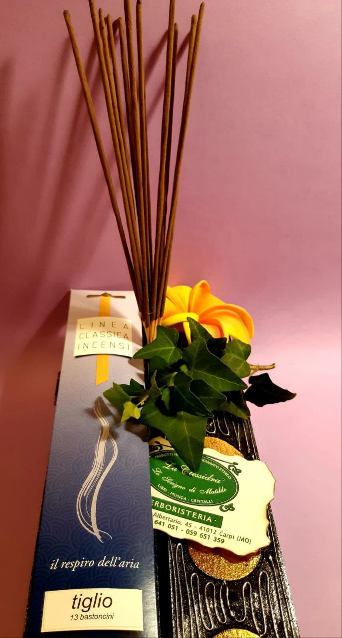 Incenso in stick tradizionale Dhanvantari: tiglio