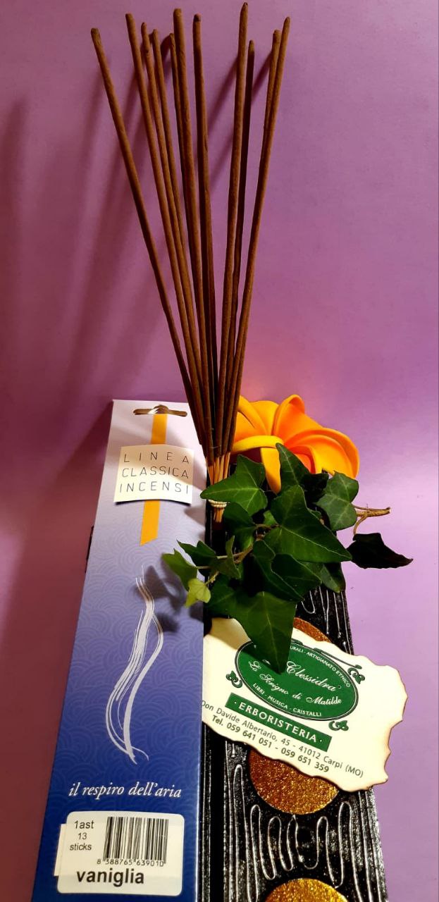 Incenso in stick tradizionale Dhanvantari: vaniglia