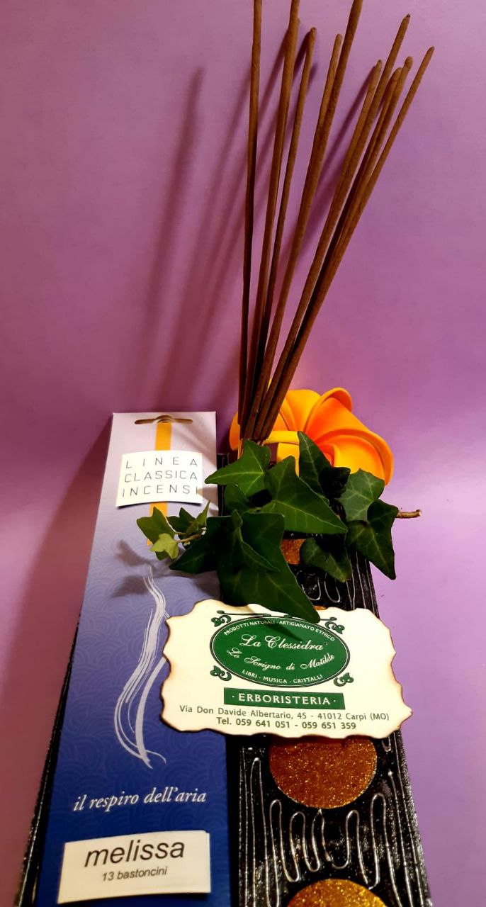 Incenso in stick tradizionale Dhanvantari: melissa