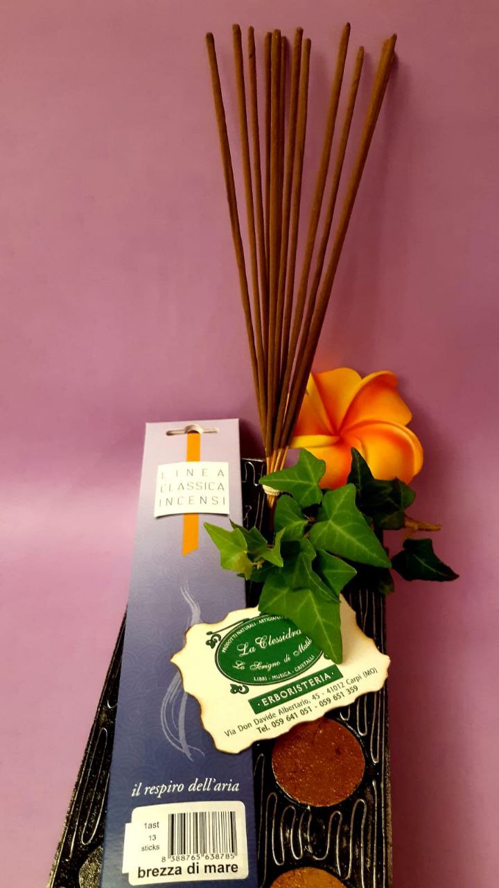 Incenso in stick tradizionale Dhanvantari: brezza di mare