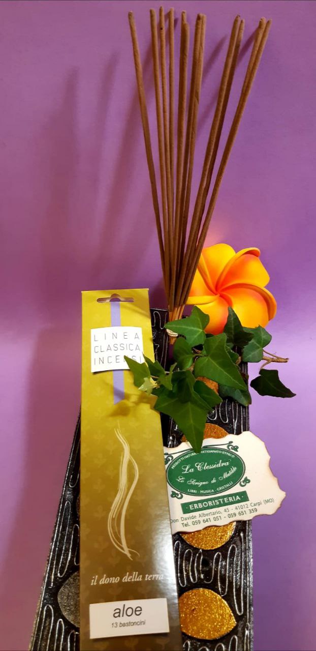 Incenso in stick tradizionale Dhanvantari: aloe