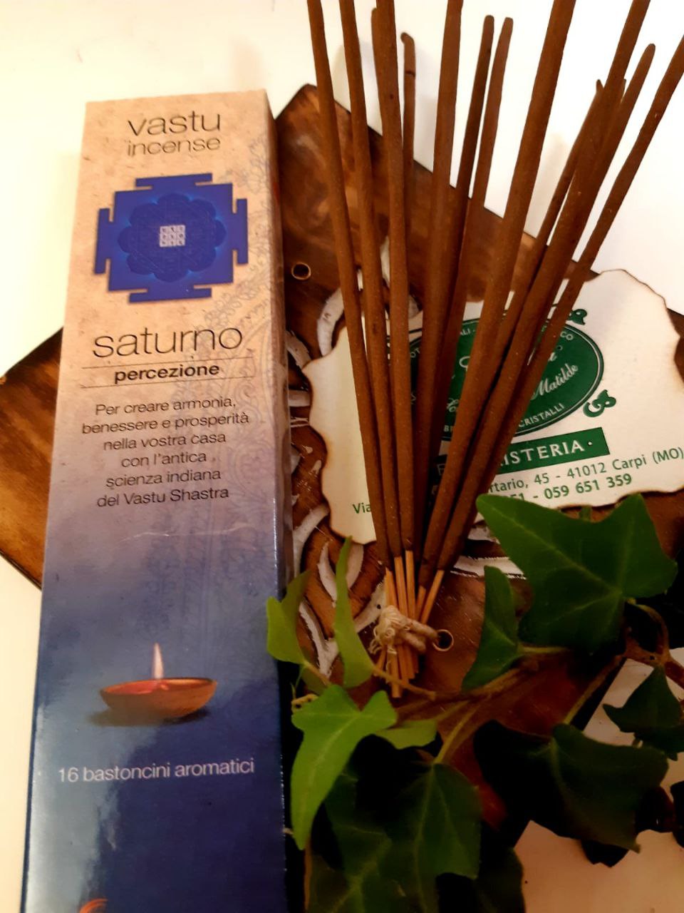INCENSO IN STICK VASTU: SATURNO