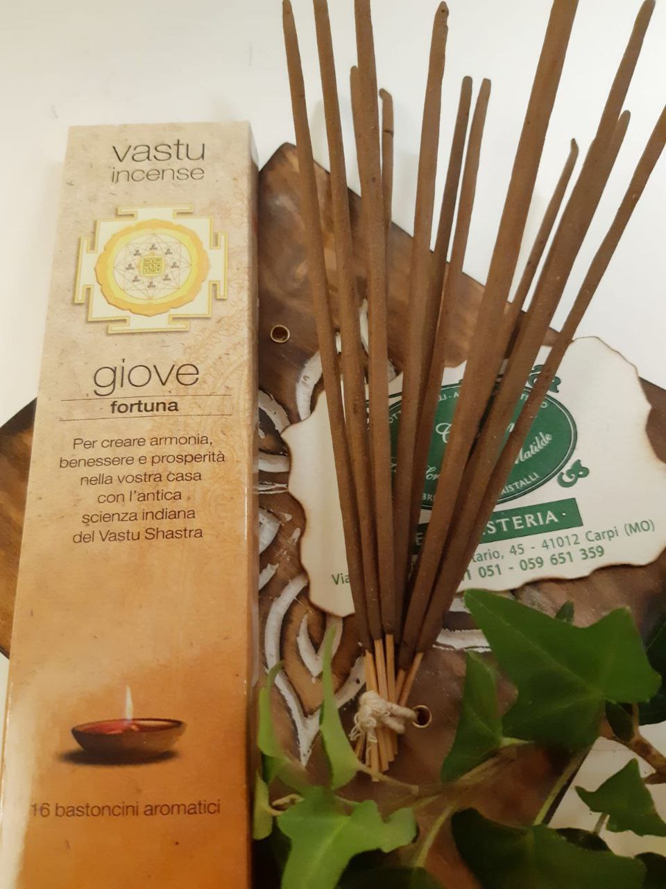 INCENSO IN STICK VASTU: GIOVE