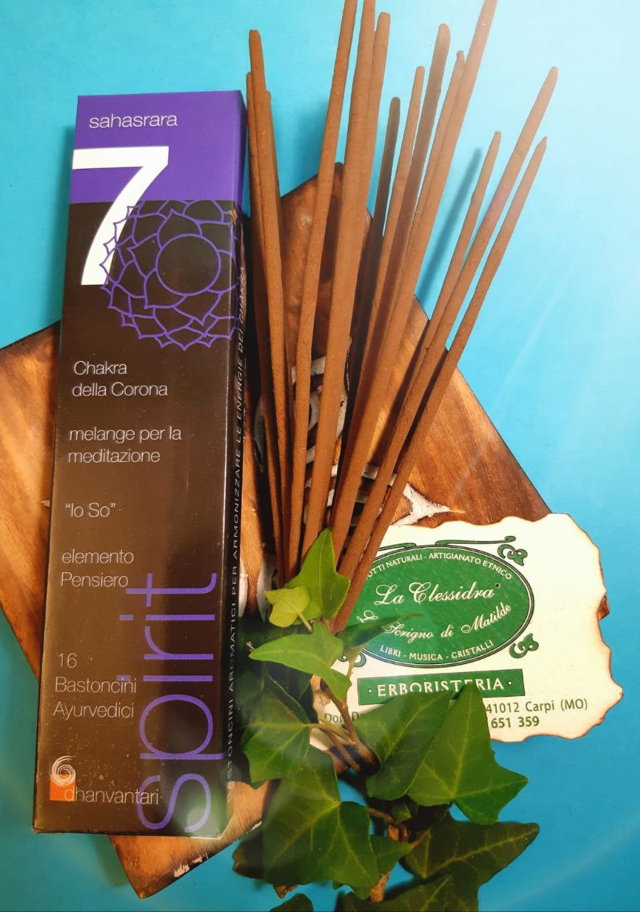 Incenso in stick ayurvedico dei chakra: N°7 SAHASRARA