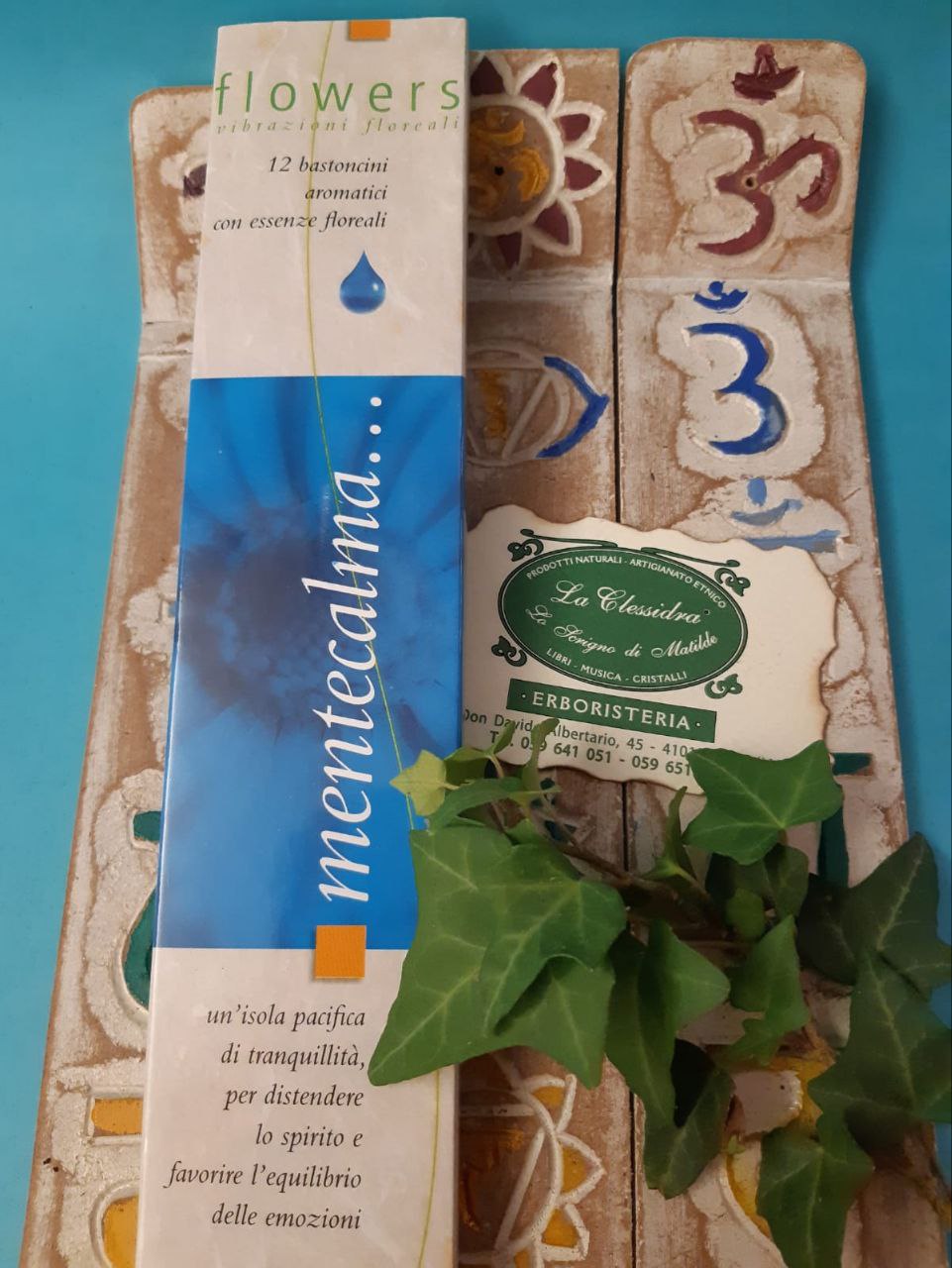 Incenso in stick flowers ai fiori di Bach: MENTECALMA