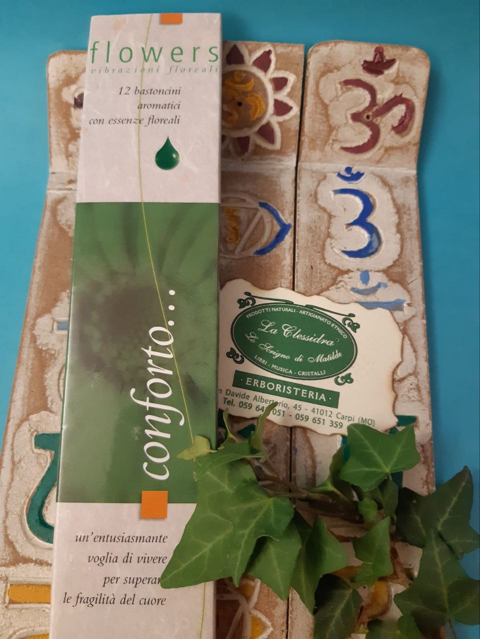 Incenso in stick flowers ai fiori di Bach: CONFORTO