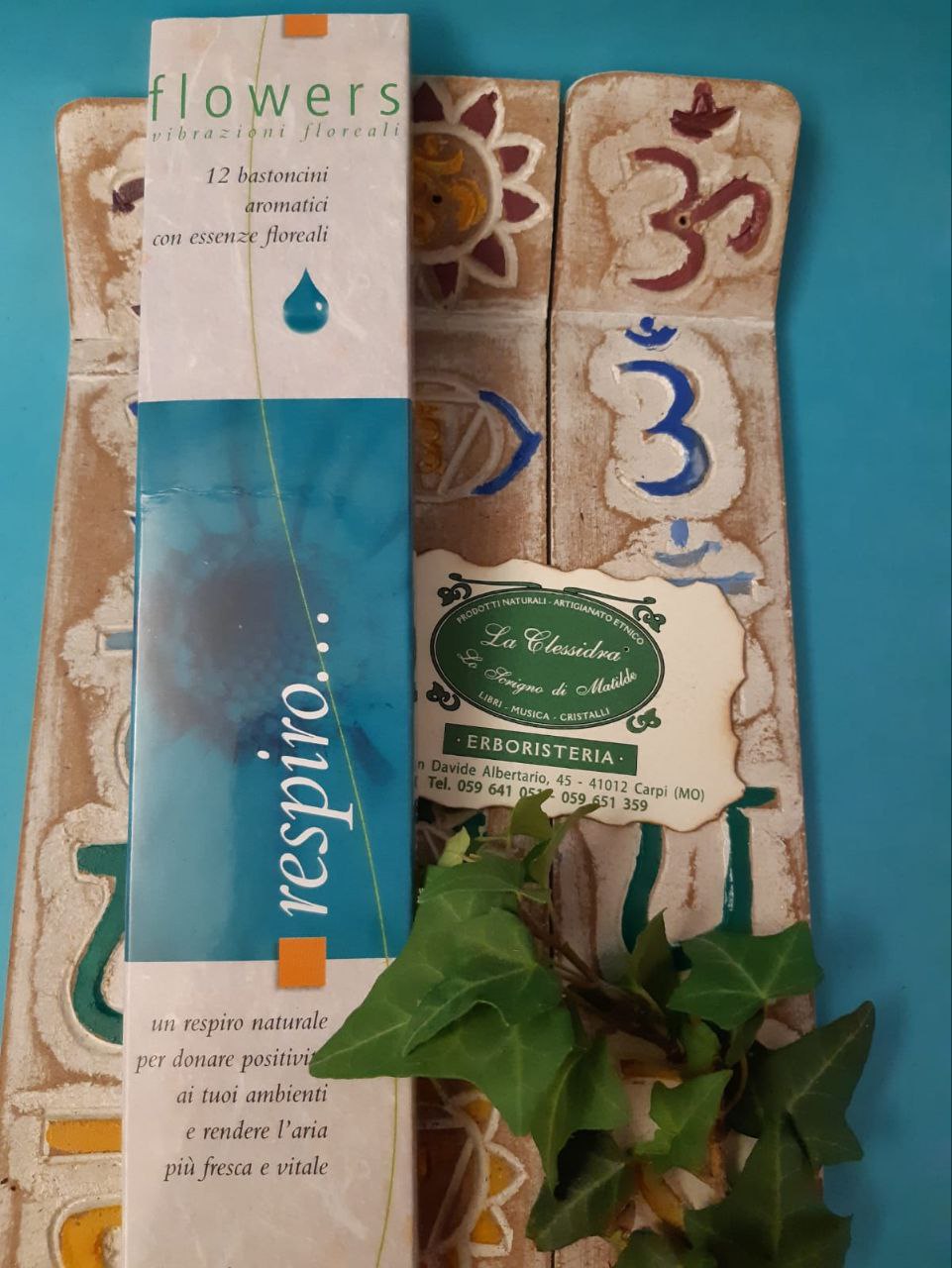Incenso in stick flowers ai fiori di Bach: RESPIRO