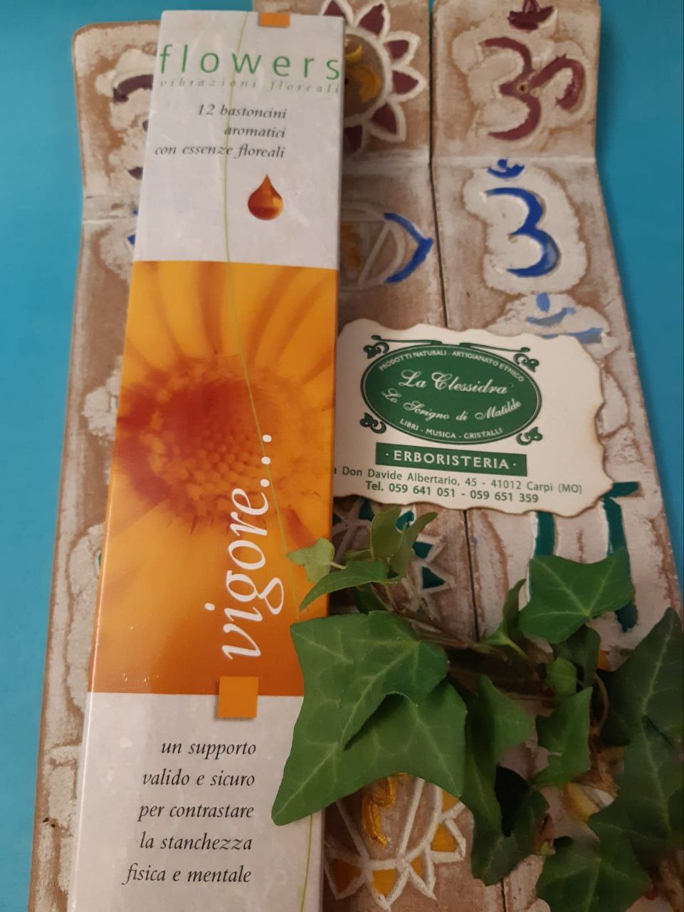 Incenso in stick flowers ai fiori di Bach: VIGORE