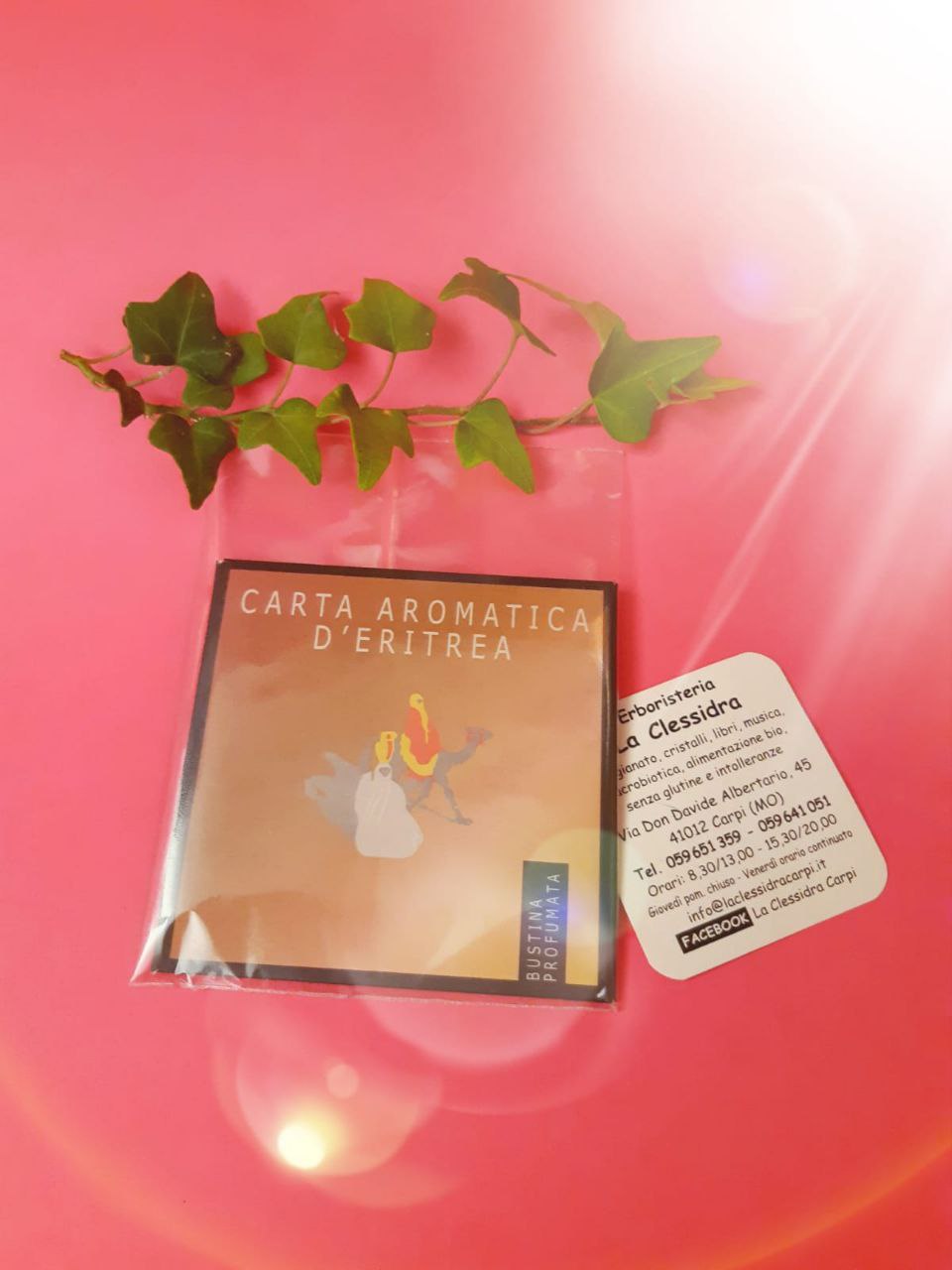 Carta d'Eritrea:  CARTA AROMATICA PER CASSETTI