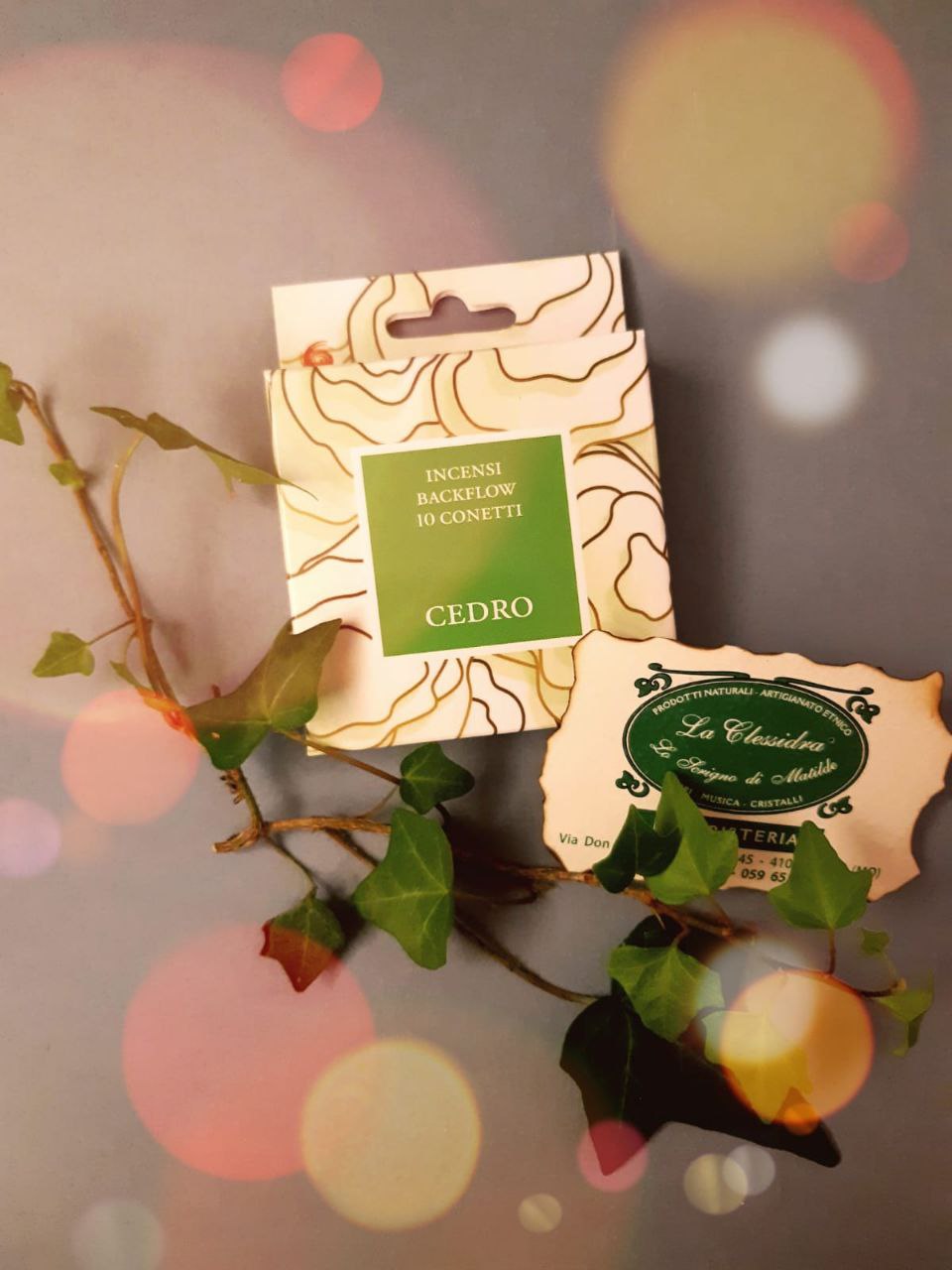 INCENSO BACKFLOW DHANVANTARI: CEDRO