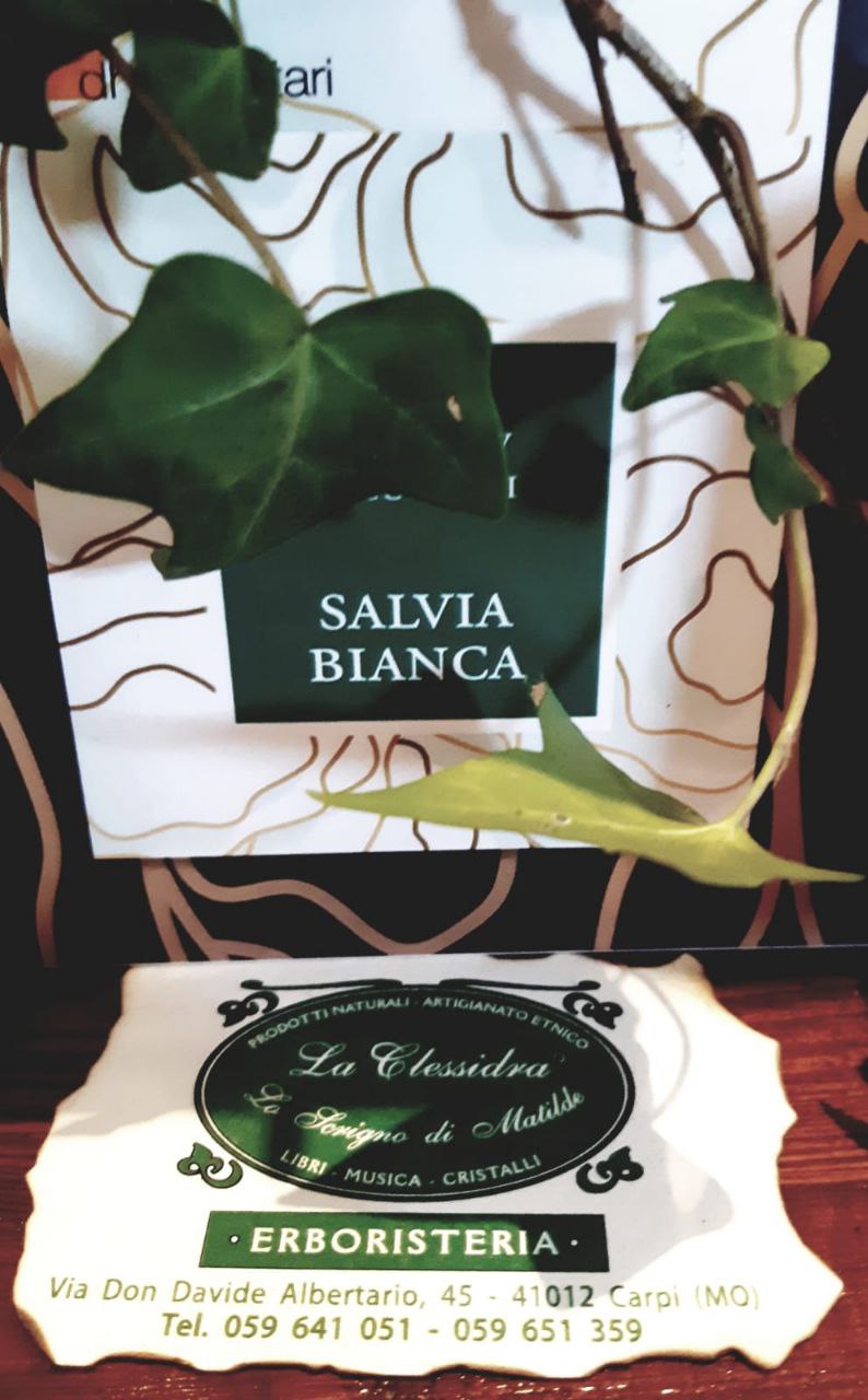 INCENSO BACKFLOW DHANVANTARI: SALVIA BIANCA