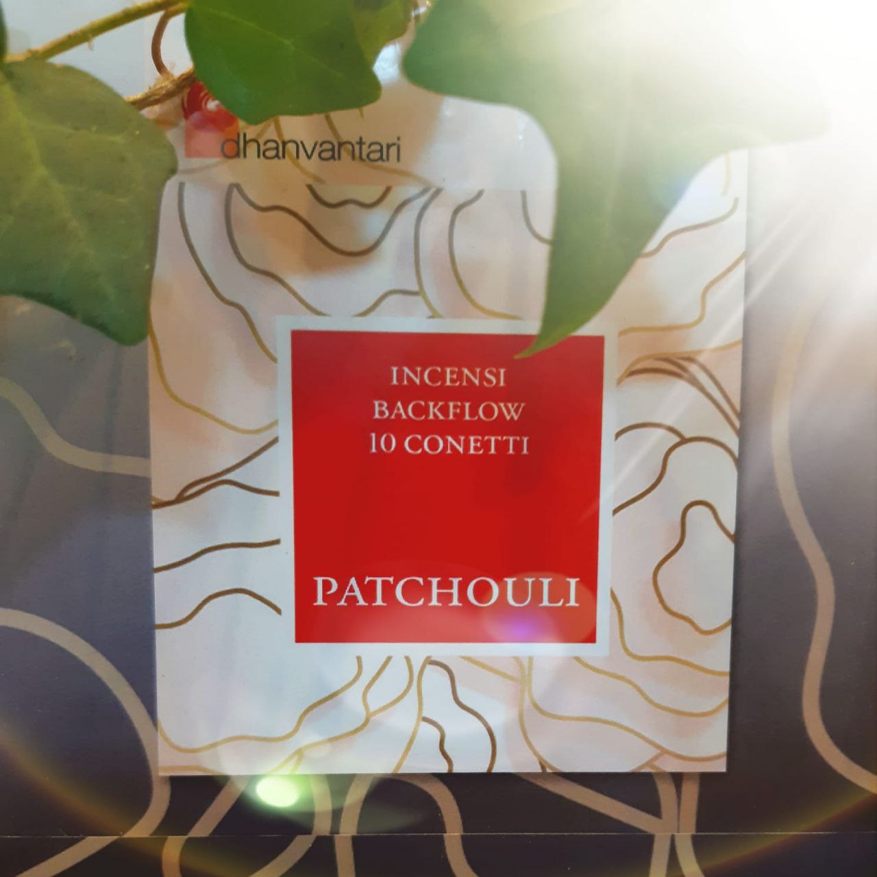 INCENSO BACKFLOW DHANVANTARI: PATCHOULI