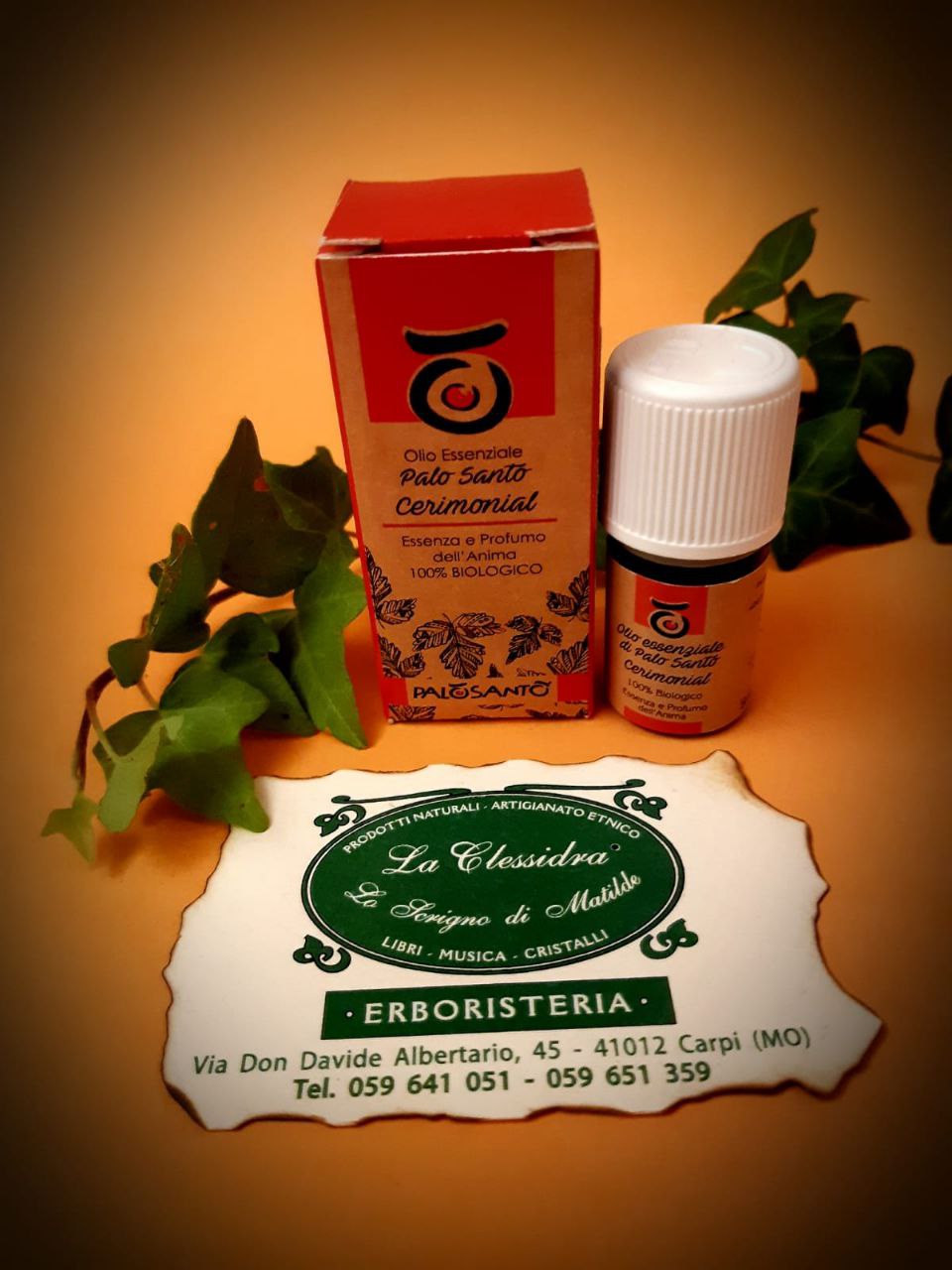 Palo santo: OLIO ESSENZIALE PALO SANTO CERIMONIAL