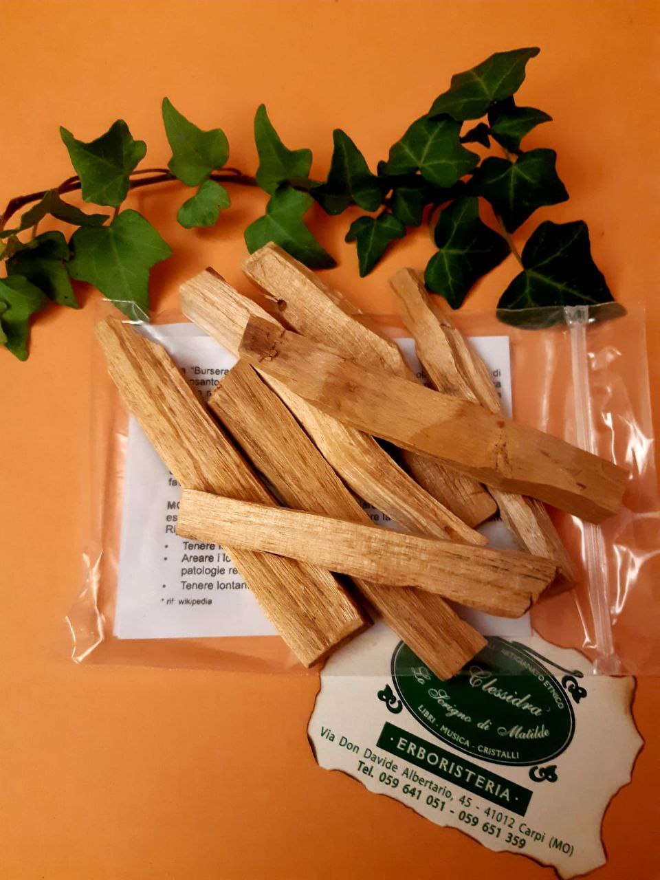 Palo santo:  PALETTO IN PALO SANTO (conf. risparmio  multipla )