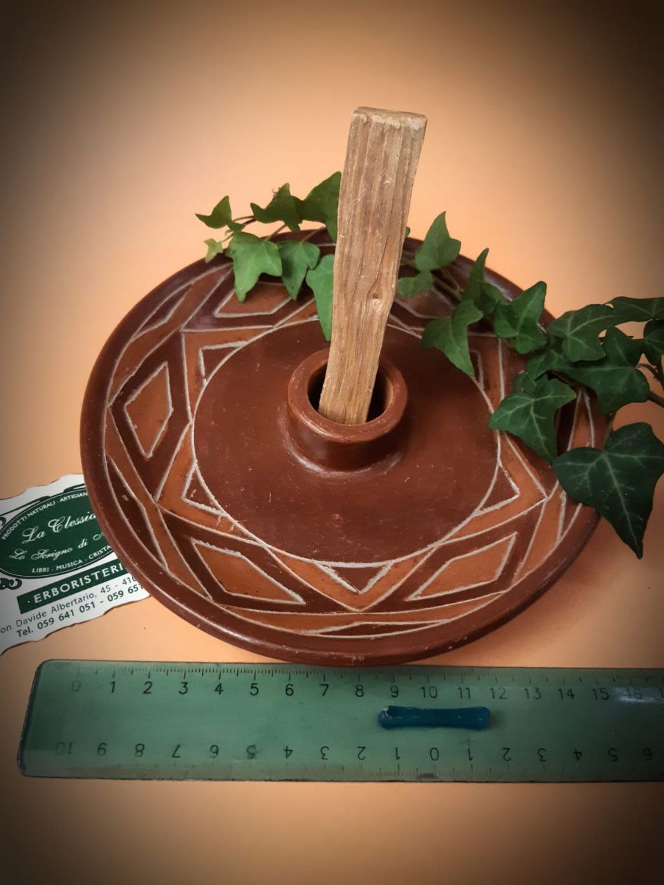 Palo santo:  PORTA PALETTO ARTIGIANALE GRANDE PER PALO SANTO