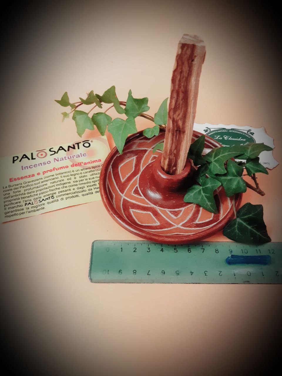 Palo santo:  PORTA PALETTO ARTIGIANALE PICCOLO PER PALO SANTO