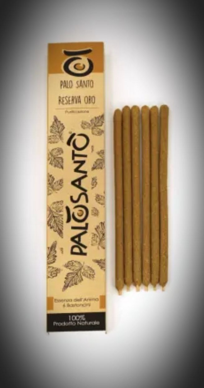 Palo santo:  PALO SANTO RISERVA ORO (incenso in stick)
