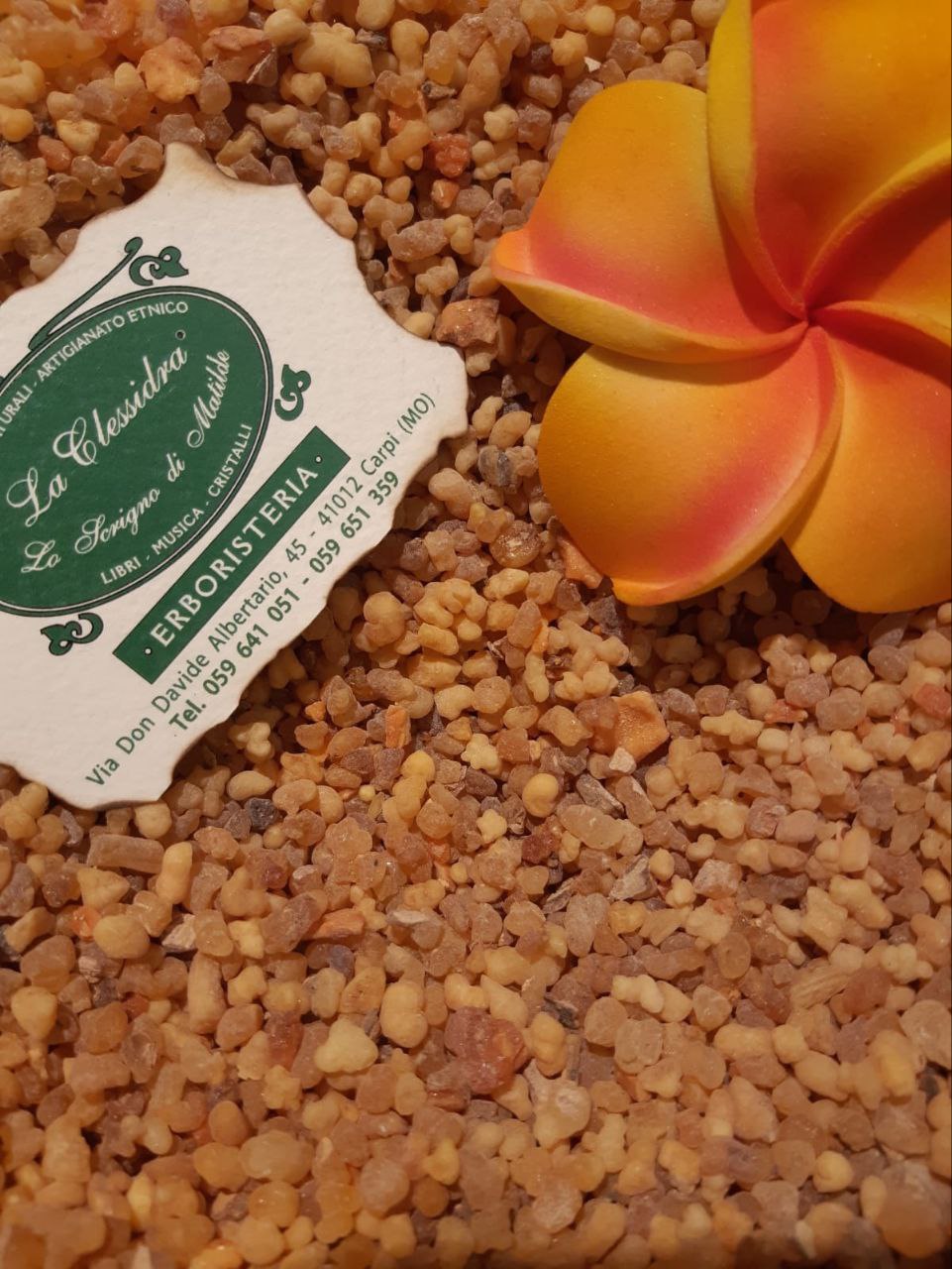 INCENSO IN GRANI: OLIBANO DEL SIAM (Boswellia Carterii con Styrax Benzoin)