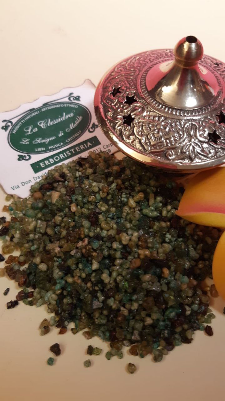 INCENSO IN GRANI:  ERITREA VERDE (mix oleoresine)