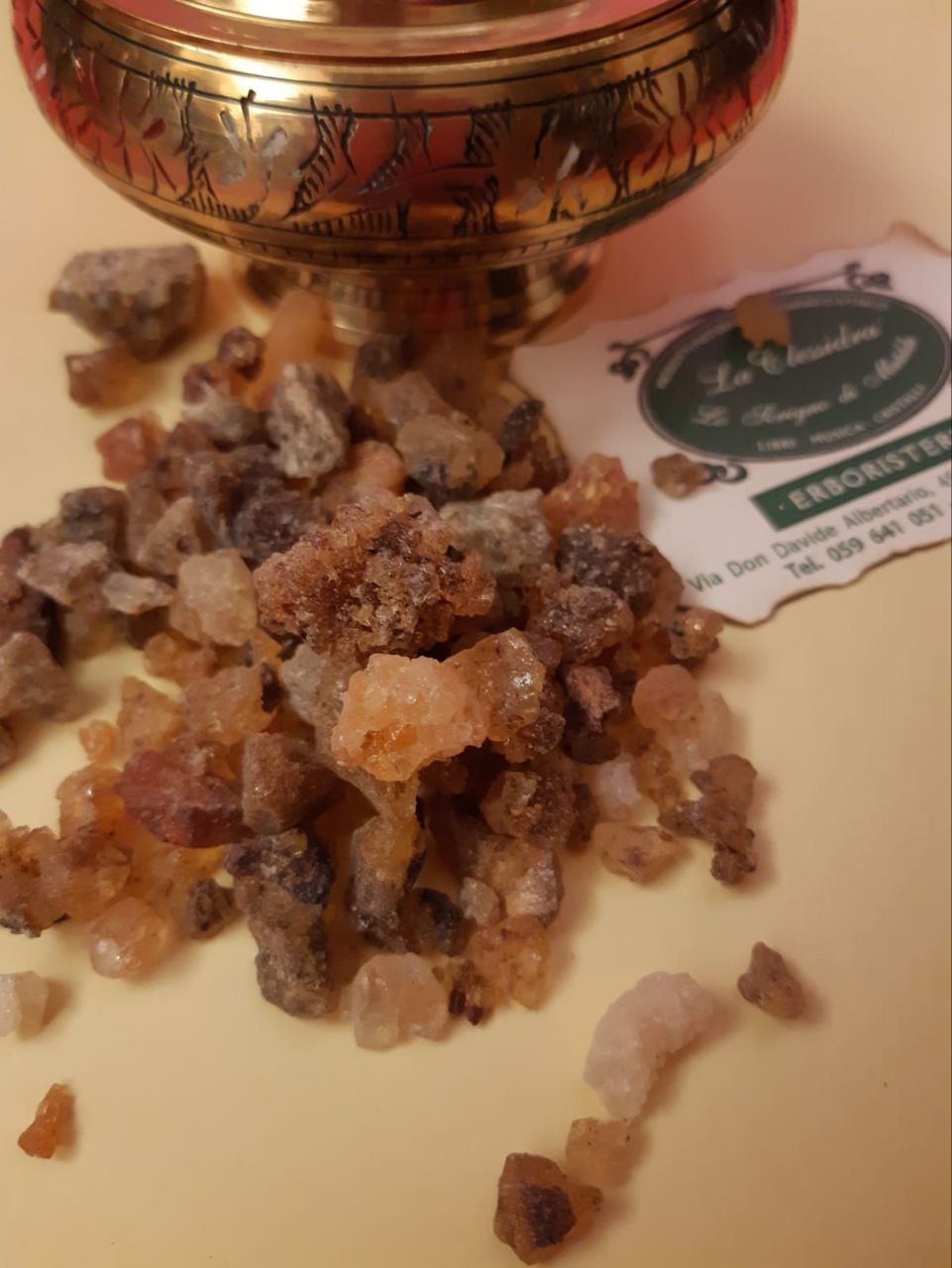 INCENSO IN GRANI:  ARCANGELO GABRIELE (mix oleoresine)