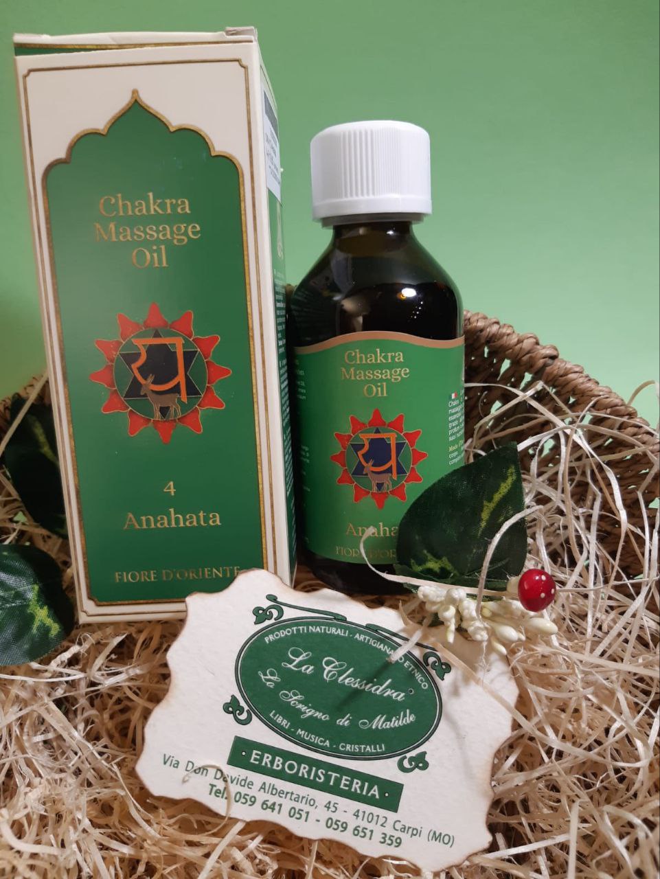 Chakra olio da massaggio: N°4 ANAHATA