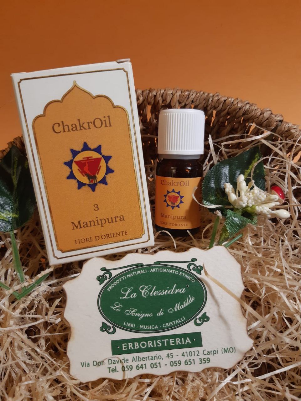 Chakra olio essenziale: N°3  MANIPURA