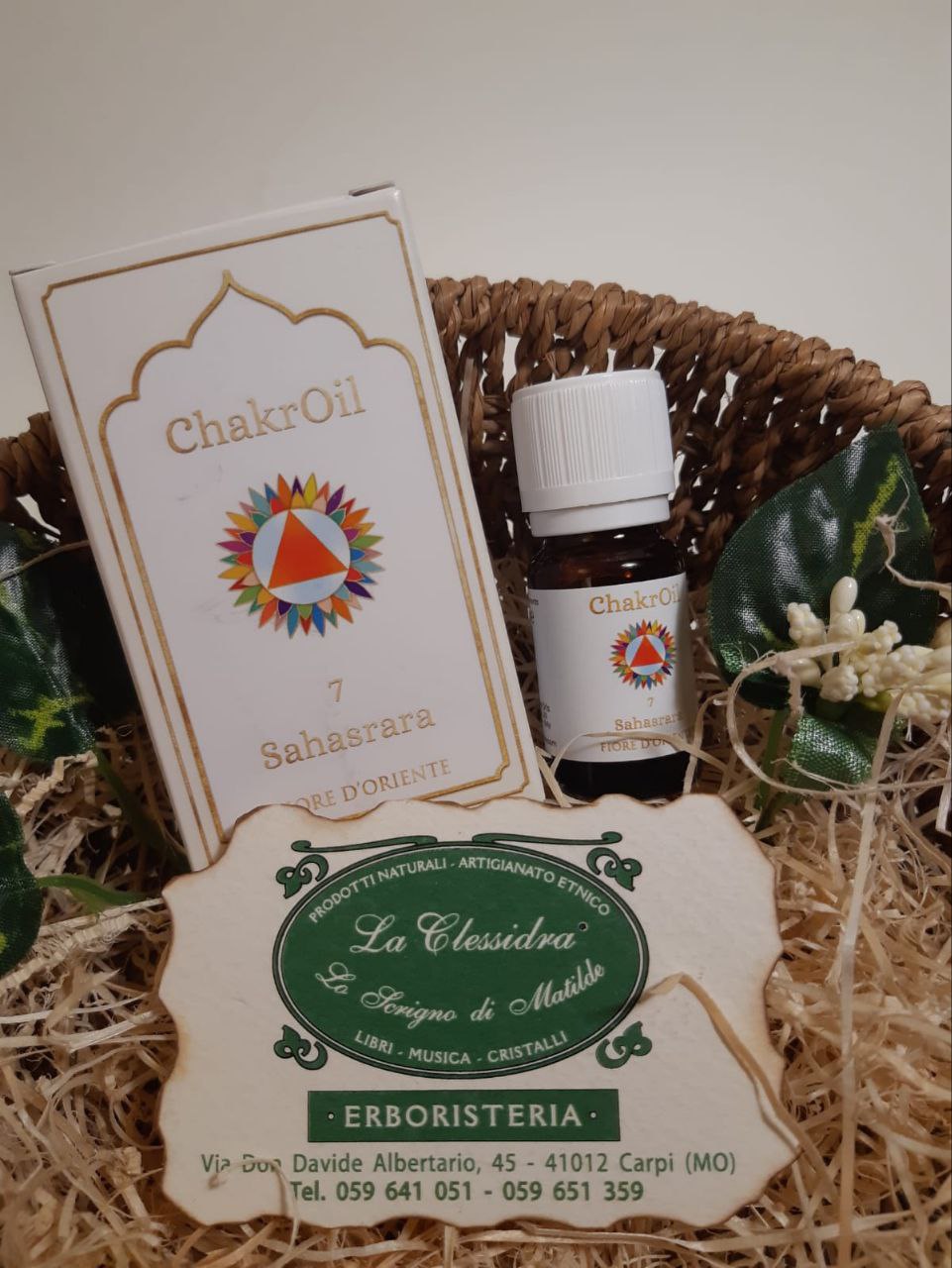 Chakra olio essenziale: N°7  SAHASRARA