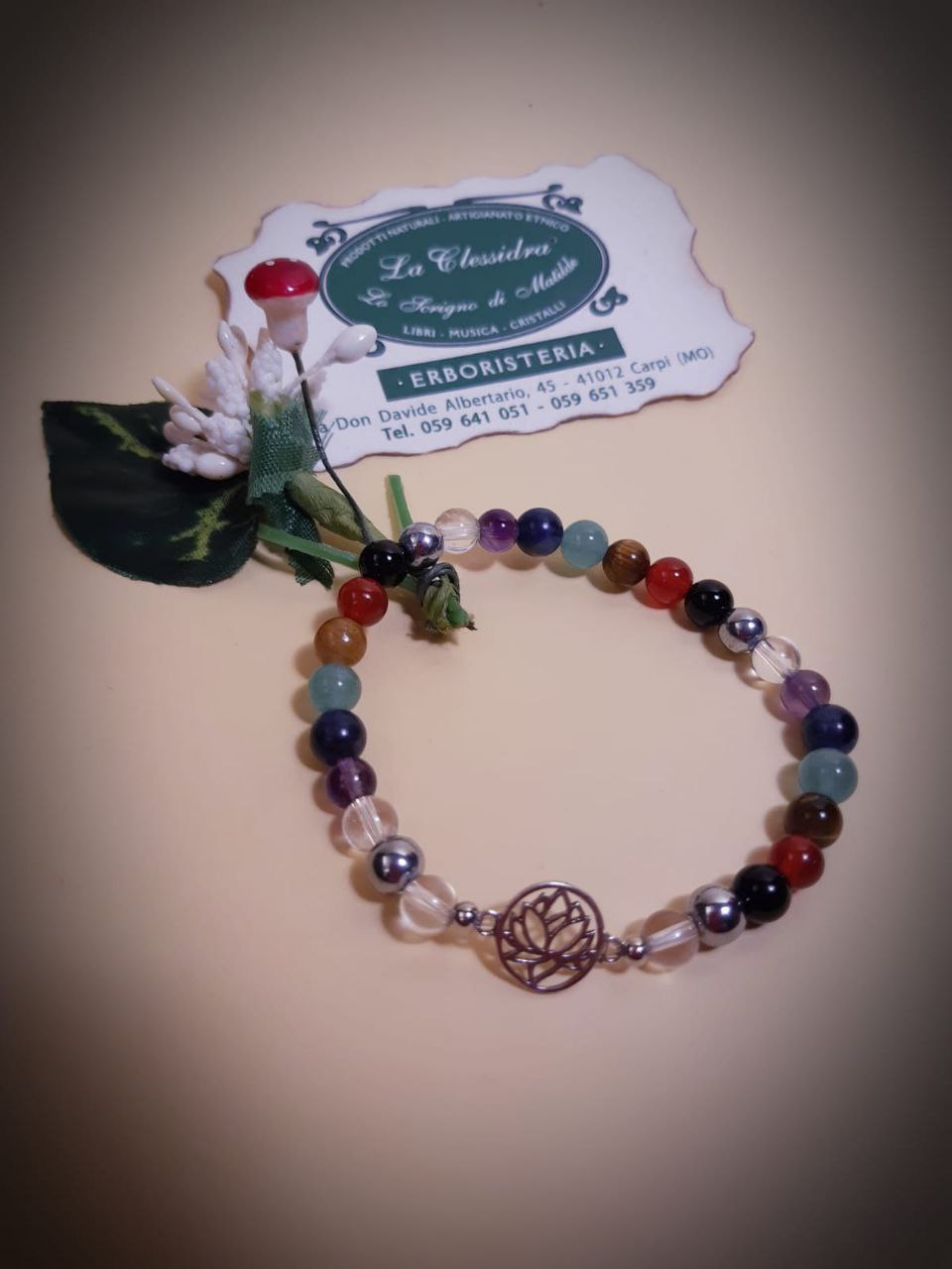 CHAKRA BRACCIALE HARMONY : TUTTI I CHAKRA (PIETRE MISTE)
