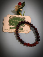 CHAKRA BRACCIALE LEGNO: n°2 SWADHISTANA CORNIOLA