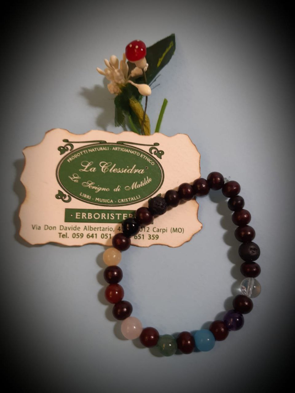 CHAKRA BRACCIALE LEGNO: SETTE CHAKRA