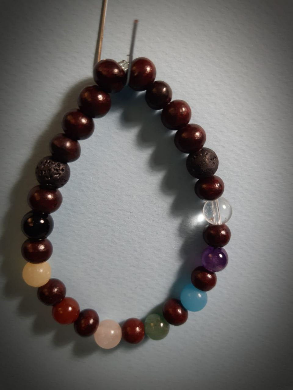 CHAKRA BRACCIALE LEGNO: SETTE CHAKRA