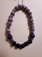 CHAKRA BRACCIALE ETNICO: n°1 MULADHARA OSSIDIANA