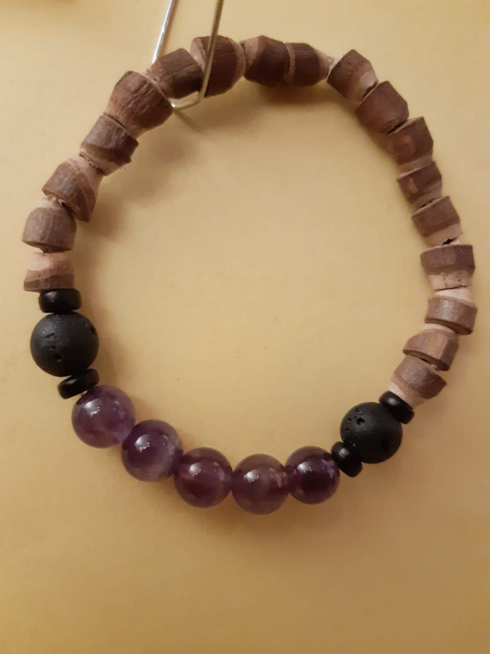 CHAKRA BRACCIALE ETNICO: n°6 AJNA AMETISTA
