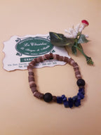 CHAKRA BRACCIALE ETNICO: n°5 VISHUDDA LAPISLAZZULI