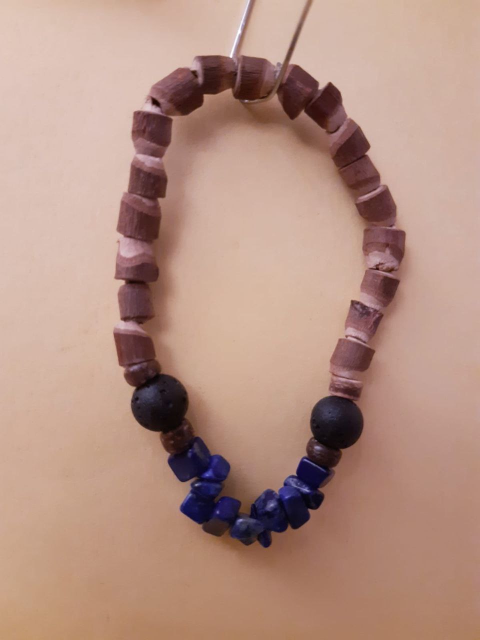 CHAKRA BRACCIALE ETNICO: n°5 VISHUDDA LAPISLAZZULI