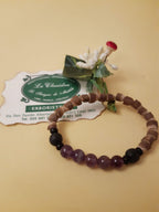 CHAKRA BRACCIALE ETNICO: n°6 AJNA AMETISTA