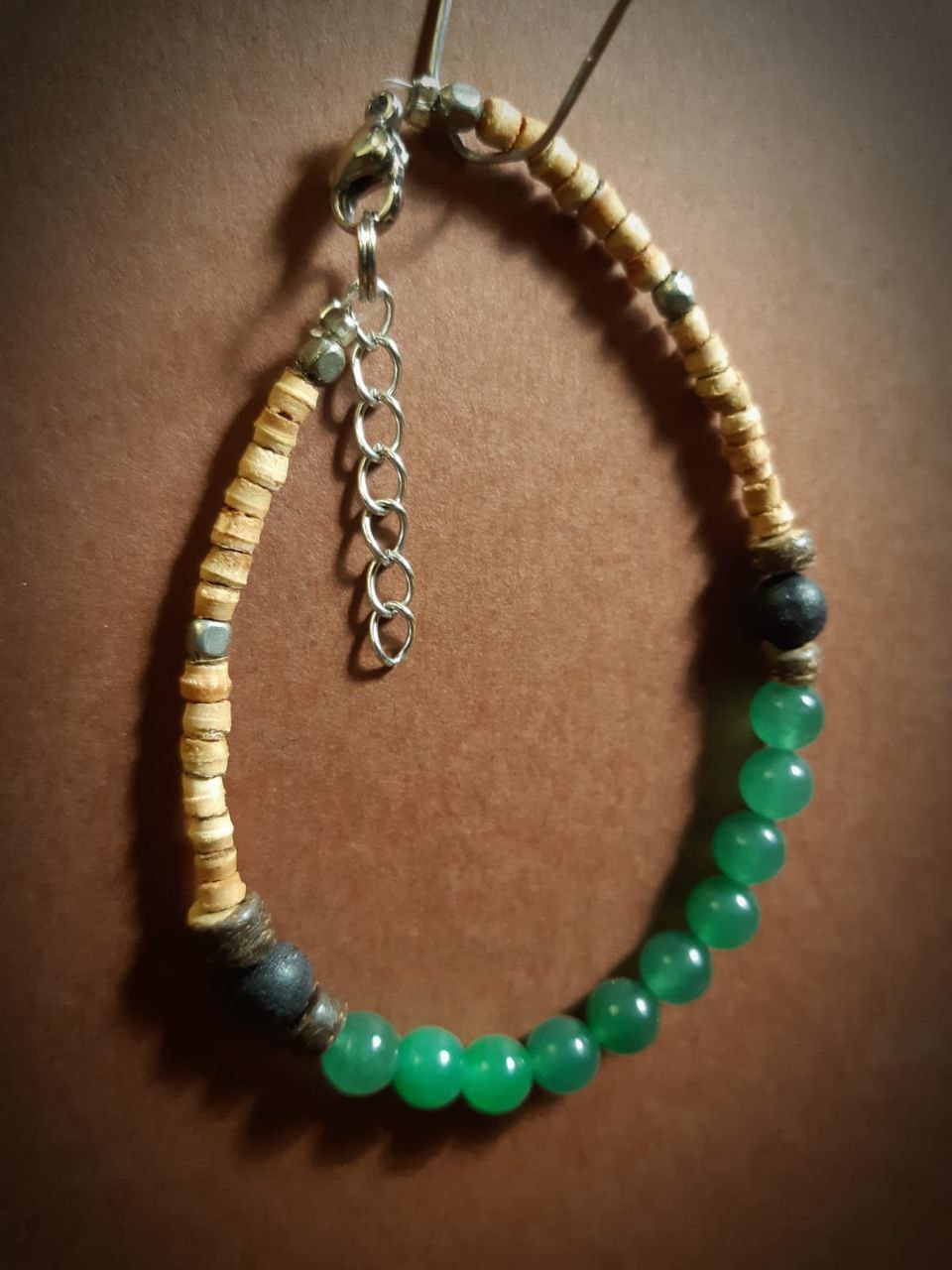 CHAKRA BRACCIALE ORIGINAL: n°4 ANAHATA AVVENTURINA