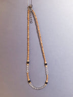 CHAKRA COLLANA ORIGINAL: n°7 SAHASRARA QUARZO IALINO