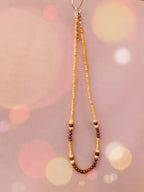 CHAKRA COLLANA ORIGINAL: n°1 MULADHARA GRANATO