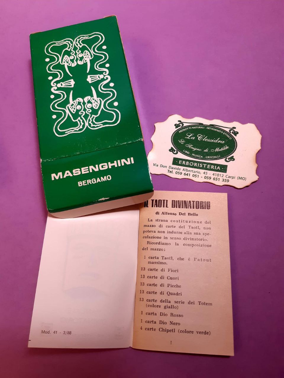 GIOCO DIVINATORIO: TAOTL  Mesenghini