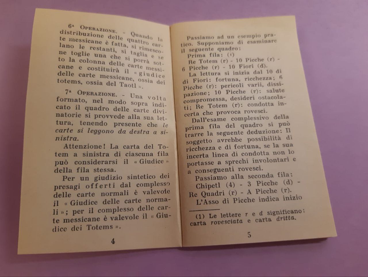 GIOCO DIVINATORIO: TAOTL  Mesenghini