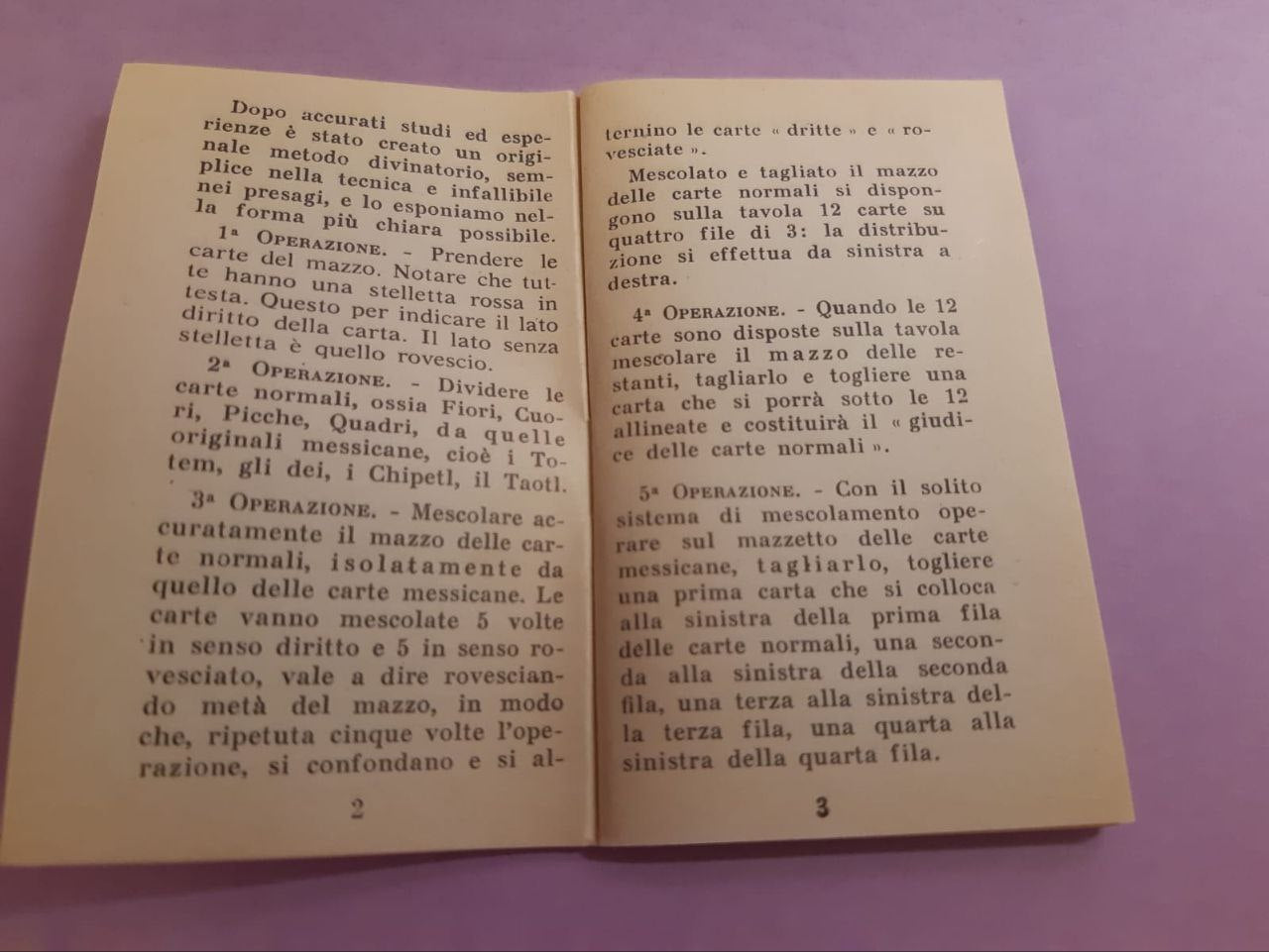GIOCO DIVINATORIO: TAOTL  Mesenghini