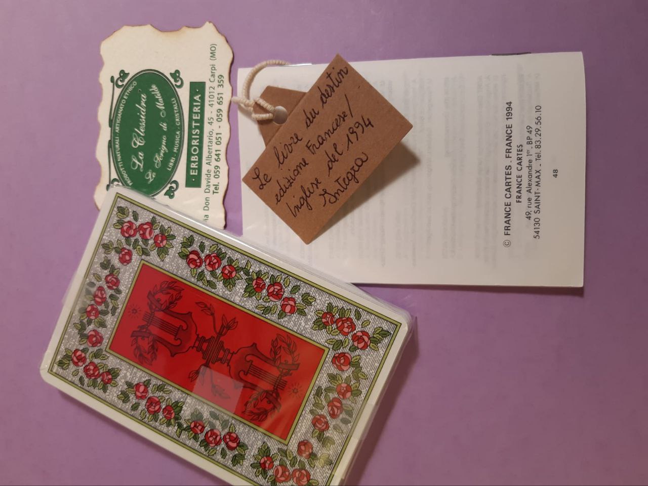 GIOCO DIVINATORIO: LE LIVRE DU DESTIN