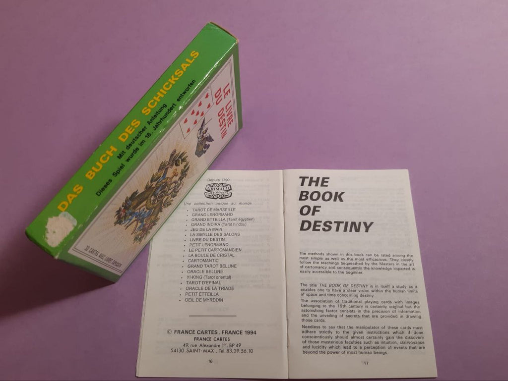 GIOCO DIVINATORIO: LE LIVRE DU DESTIN