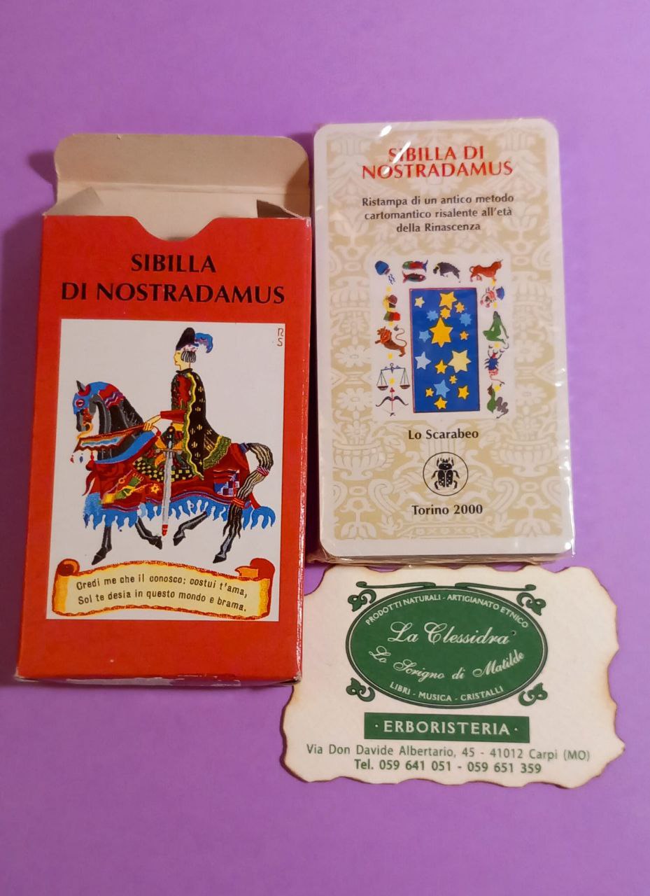 GIOCO DIVINATORIO: SIBILLA DI NOSTRADAMUS