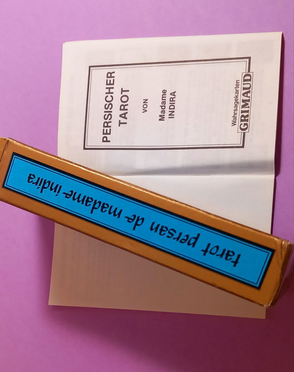 GIOCO DIVINATORIO: PERSIAN TAROT BY MADAME INDIRA