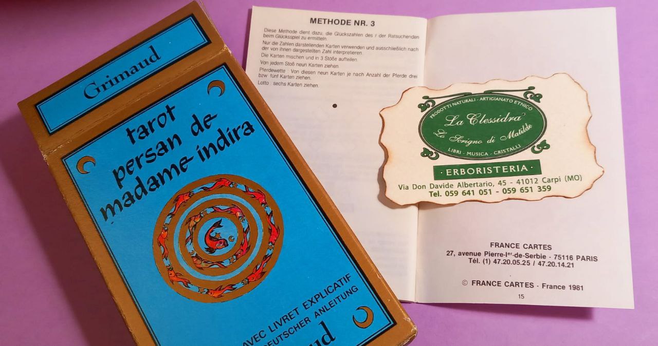 GIOCO DIVINATORIO: PERSIAN TAROT BY MADAME INDIRA