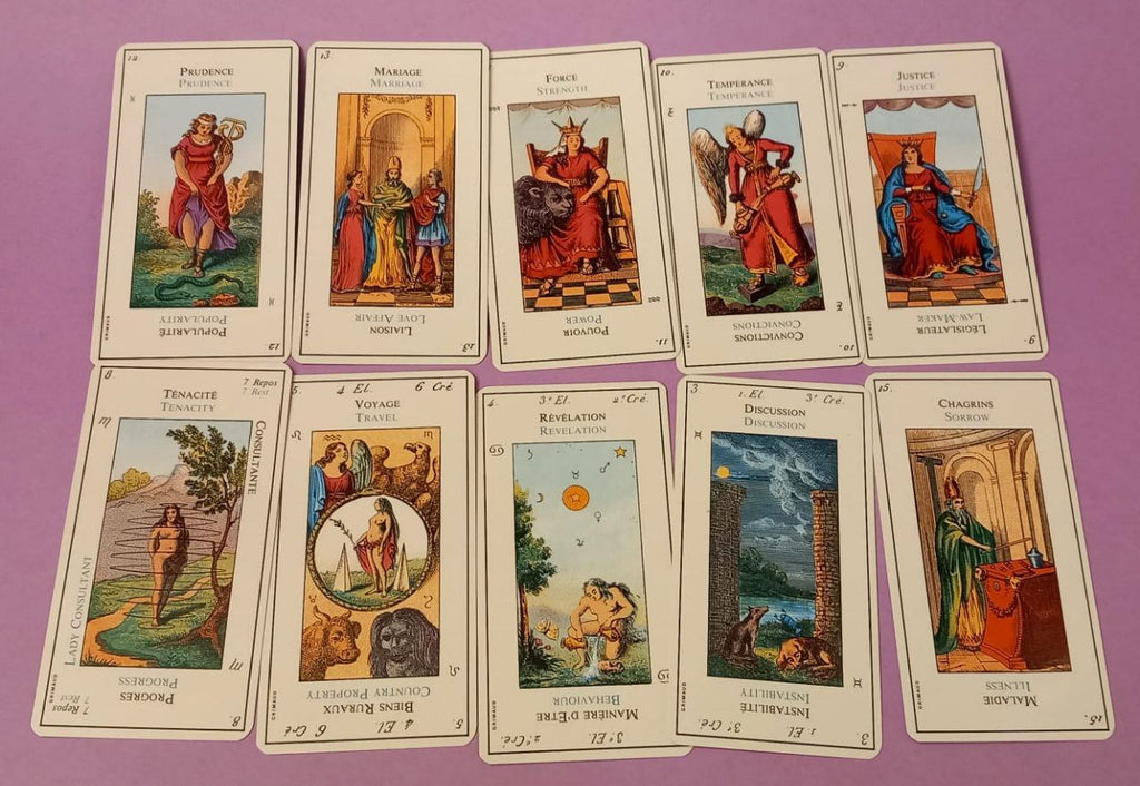 GIOCO DIVINATORIO: GRAND ETTEILLA EGYPTIAN GYPSIES TAROT