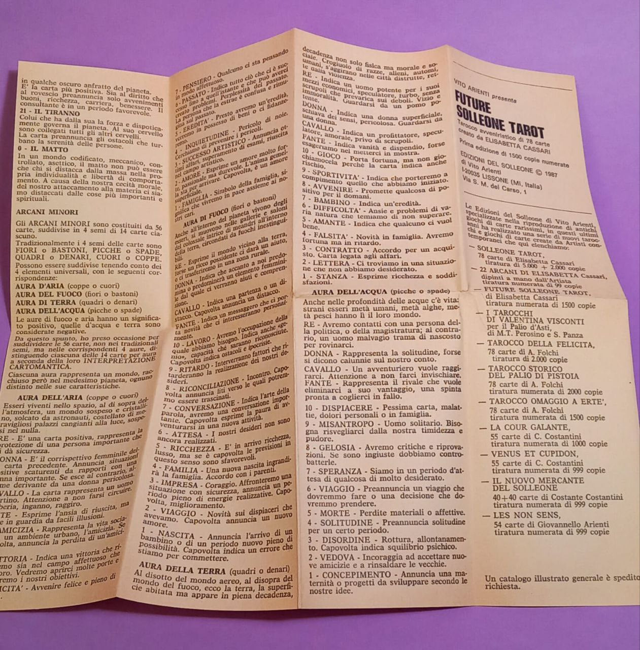 TAROCCHI: FUTURE SOLLEONE TAROT di Elisa Cassari