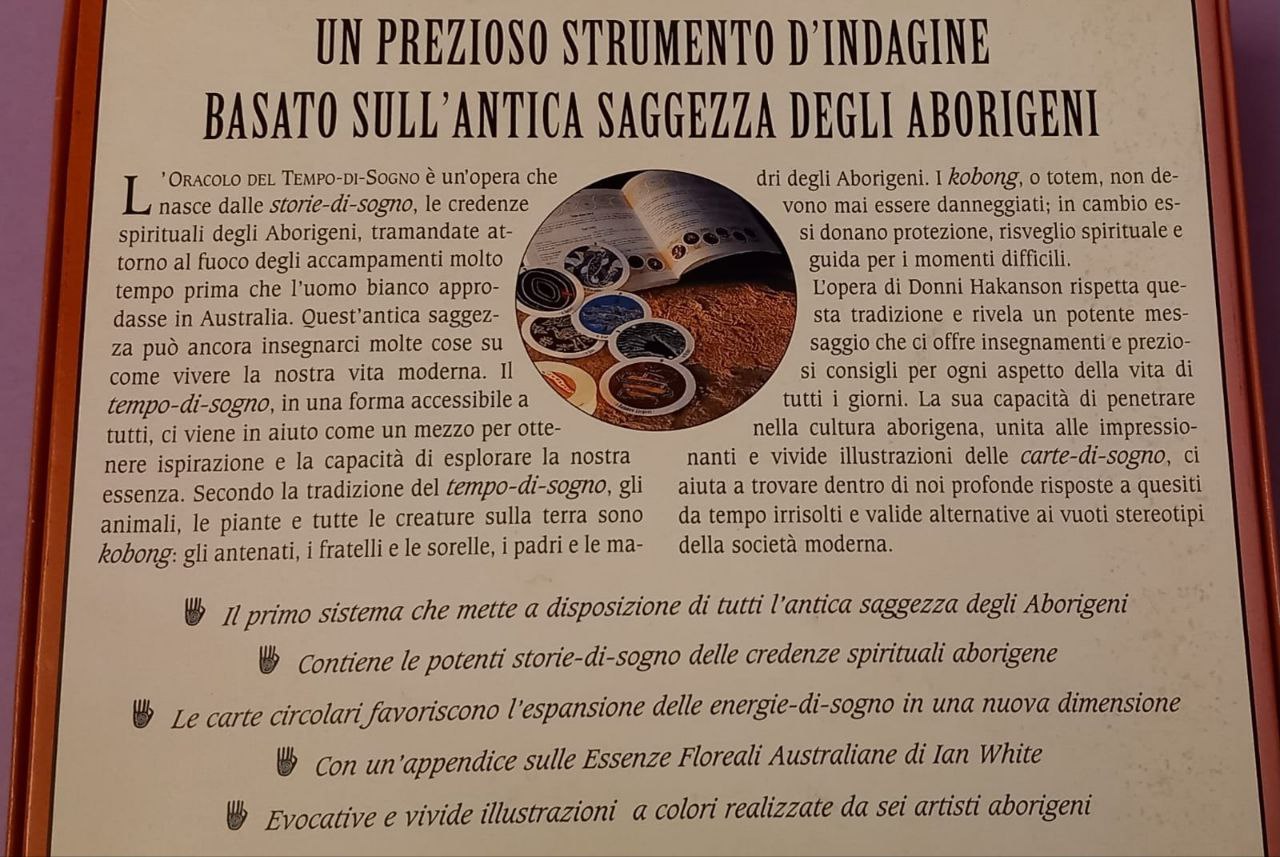 TAROCCHI: ORACOLO DEL TEMPO DI SOGNO